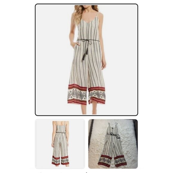 ✅3/$20 Sale Jessica Simpson Jumpsuit-Black, tan, garnet with pockets- Size Med - Picture 5 of 11